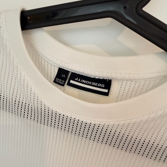 J.Lindeberg White Ribbed Tank Top - Picture 7 of 8